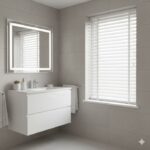 Atelier Faux Wood Venetian Blind - Brilliant White - Image 2