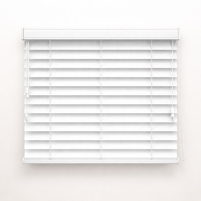 Atelier Faux Wood Venetian Blind – Brilliant White
