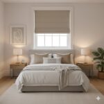 Classic Linen Roman Blind - Natural Oatmeal - Image 3