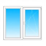 Brilliant white two-part uPVC tilt-and-turn window installed in traditional Dublin kitchen